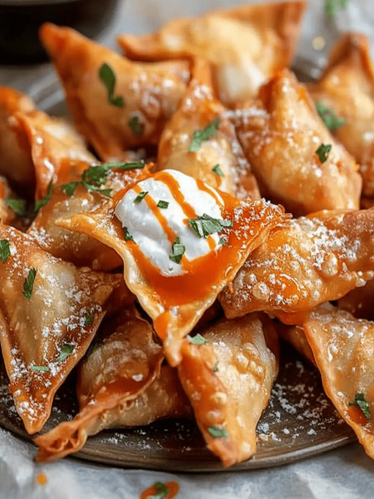 Unlock Tangy Heat: Air Fryer Buffalo Chicken Wontons for Any Gathering